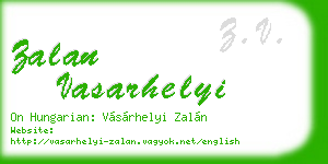 zalan vasarhelyi business card